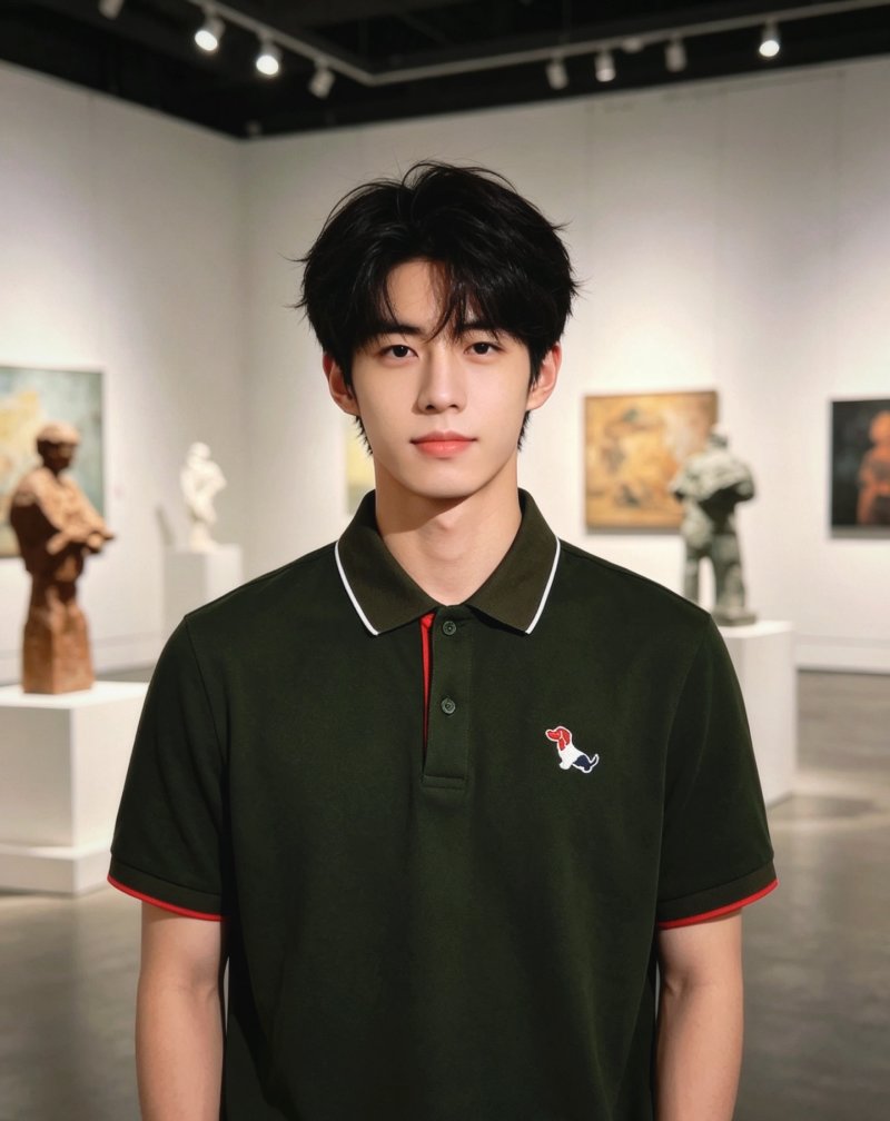 Burberry Classic Polo Shirt Sage Green view