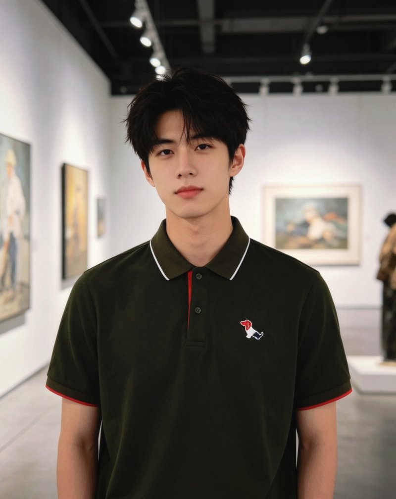 Burberry Classic Polo Shirt Sage Green view