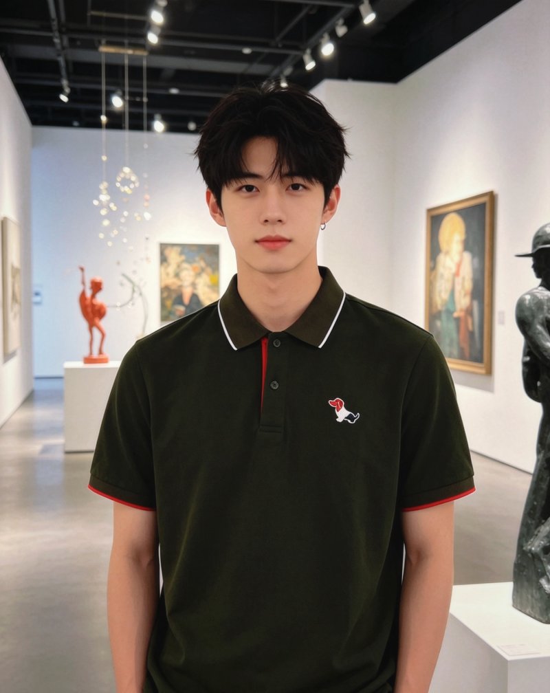 Burberry Classic Polo Shirt Sage Green view