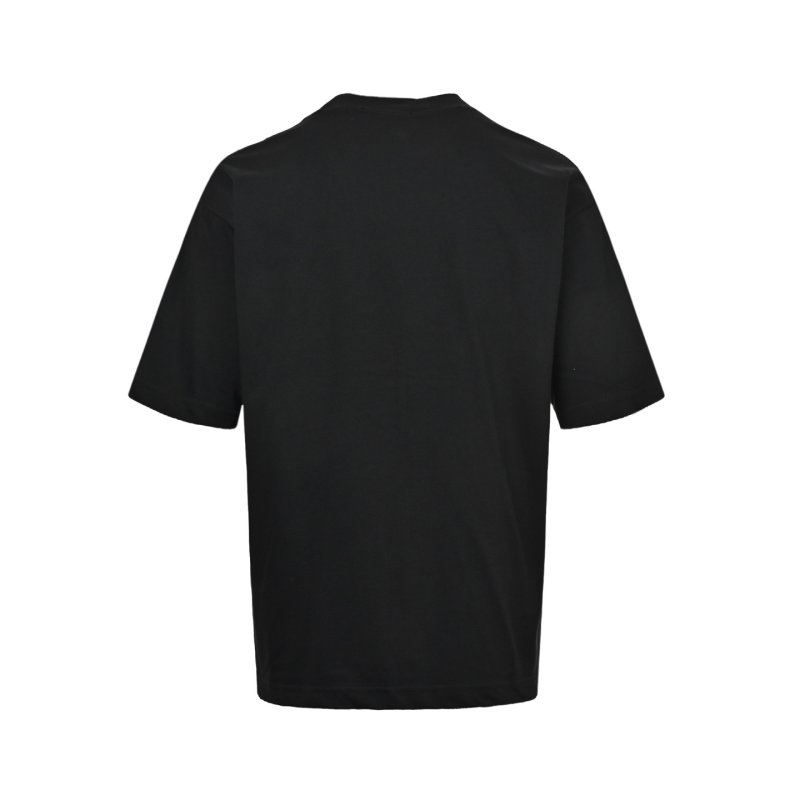 Black Gold Foil Graphic Short Sleeve T-Shirt view