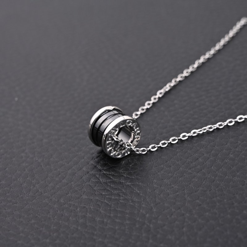 Bvlgari Charity Silver Chain Pendant Necklace view
