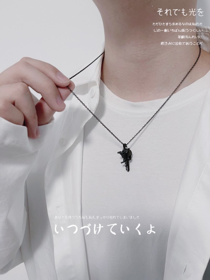 Louis Vuitton Key Pendant Black Chain Necklace view