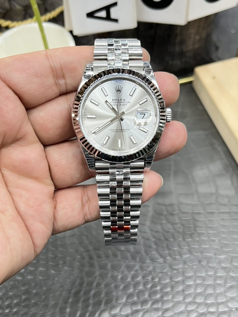 Rolex Datejust 41mm Silver Dial Automatic Watch