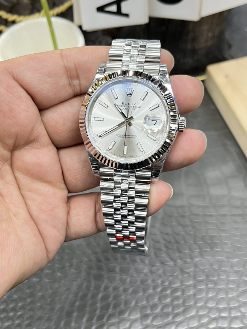 Rolex Datejust 41mm Silver Dial Automatic Watch view