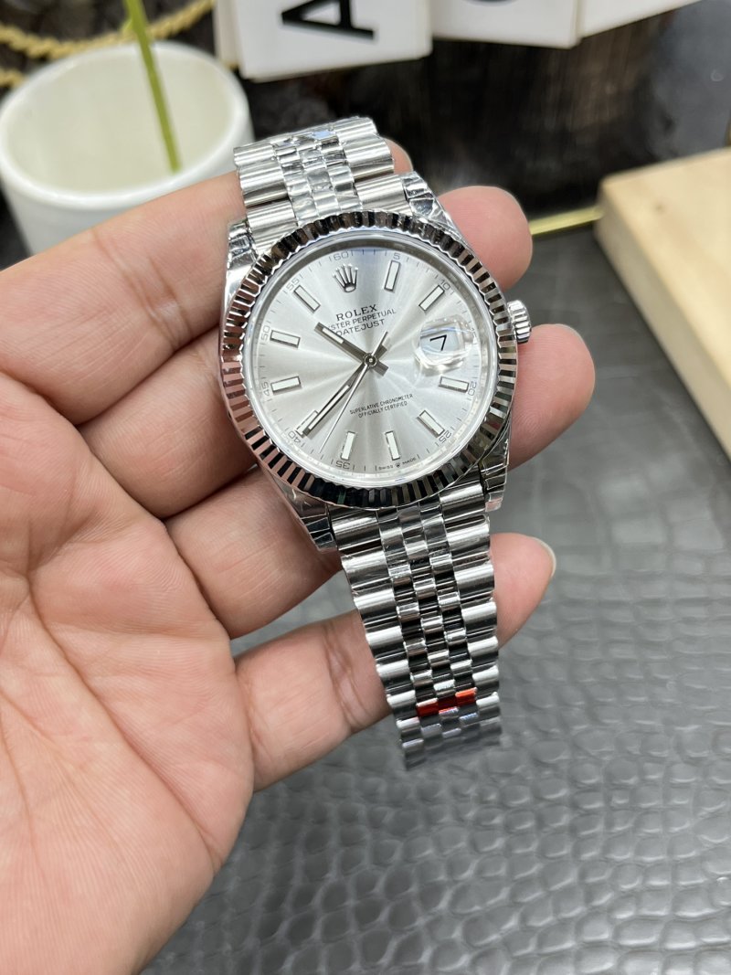 Rolex Datejust 41mm Silver Dial Automatic Watch view