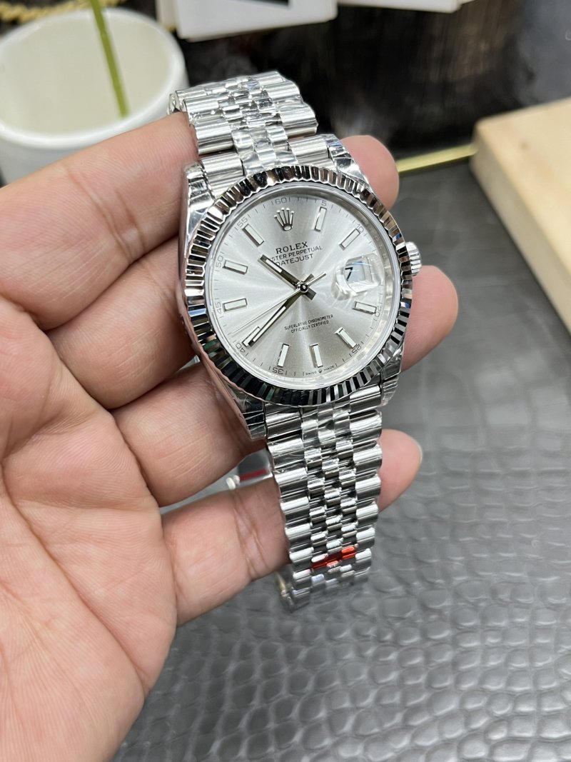 Rolex Datejust 41mm Silver Dial Automatic Watch view