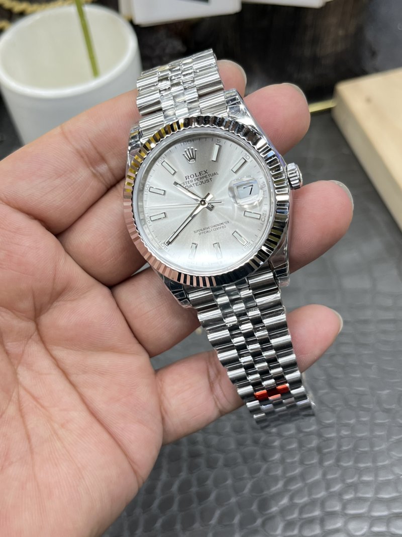 Rolex Datejust 41mm Silver Dial Automatic Watch view
