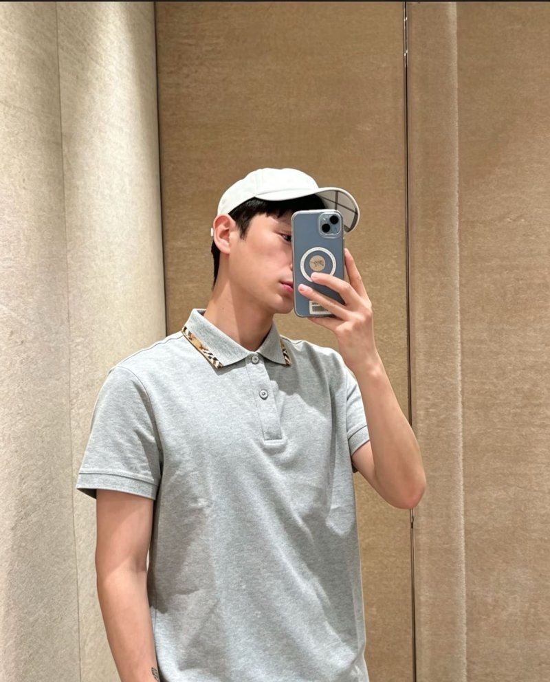 Classic Grey Short Sleeve Polo Shirt view