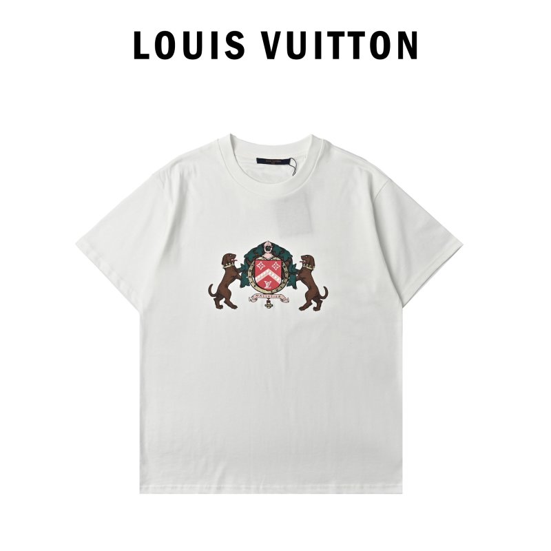 Louis Vuitton Crest Emblem White T-Shirt view