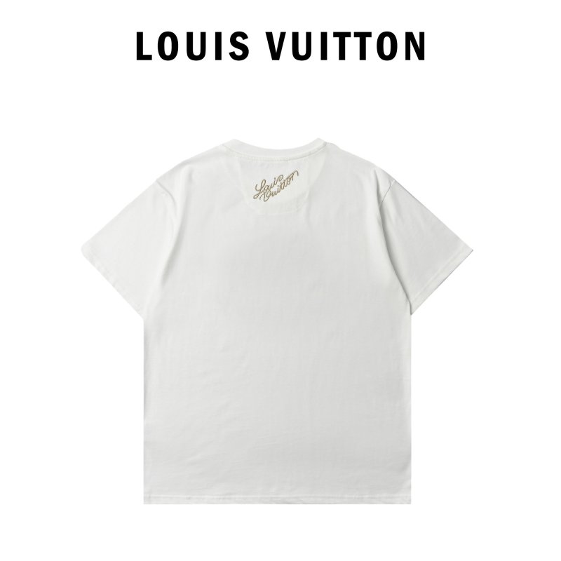 Louis Vuitton Crest Emblem White T-Shirt view