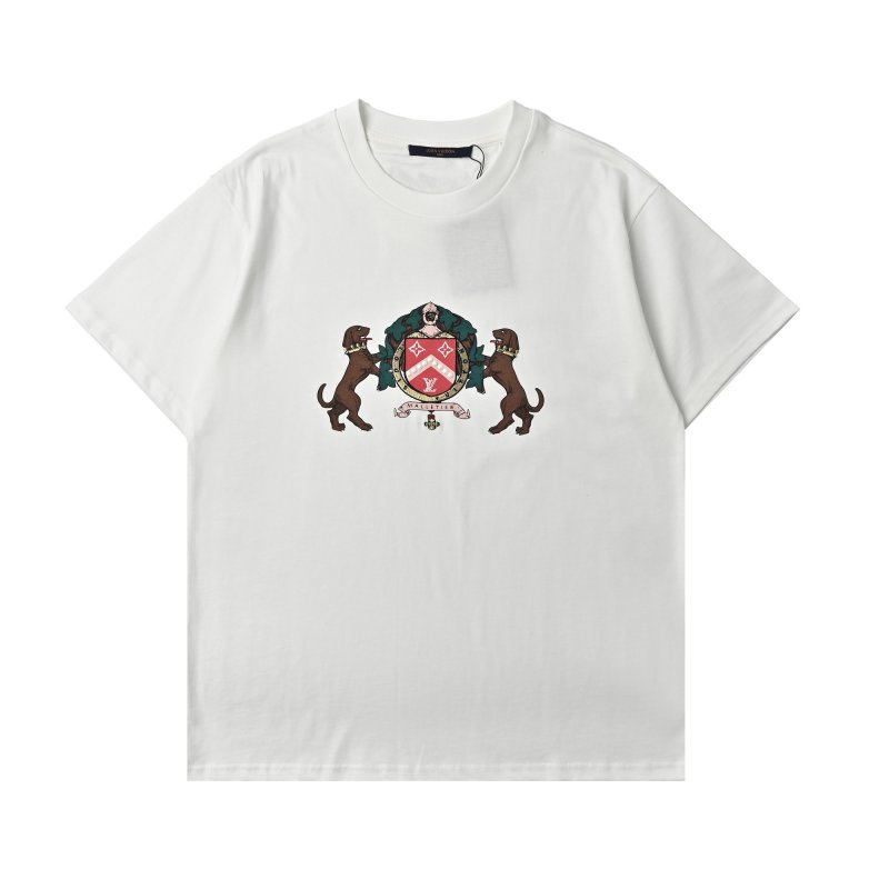 Louis Vuitton Crest Emblem White T-Shirt view