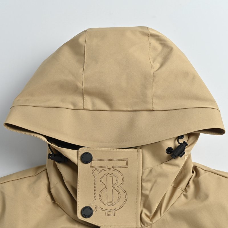 Stone Island Beige Down Jacket with Black Hood Lining view