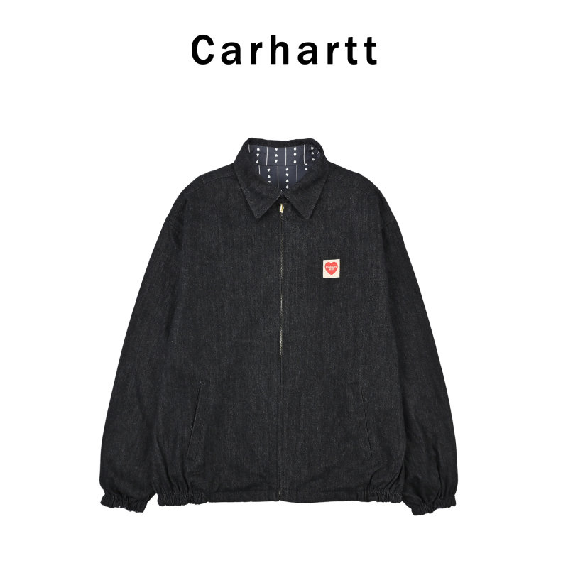 Essentials Black Puffed Denim Jacket view
