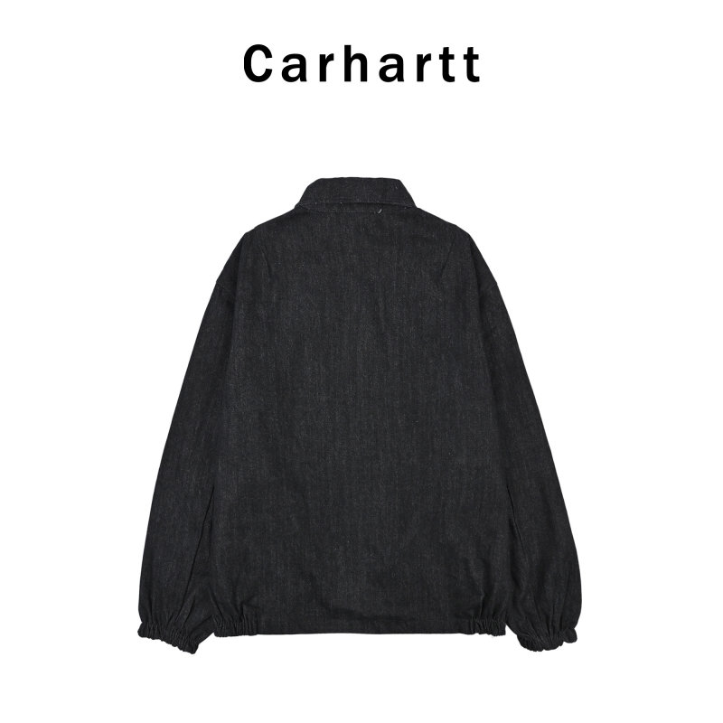 Essentials Black Puffed Denim Jacket view
