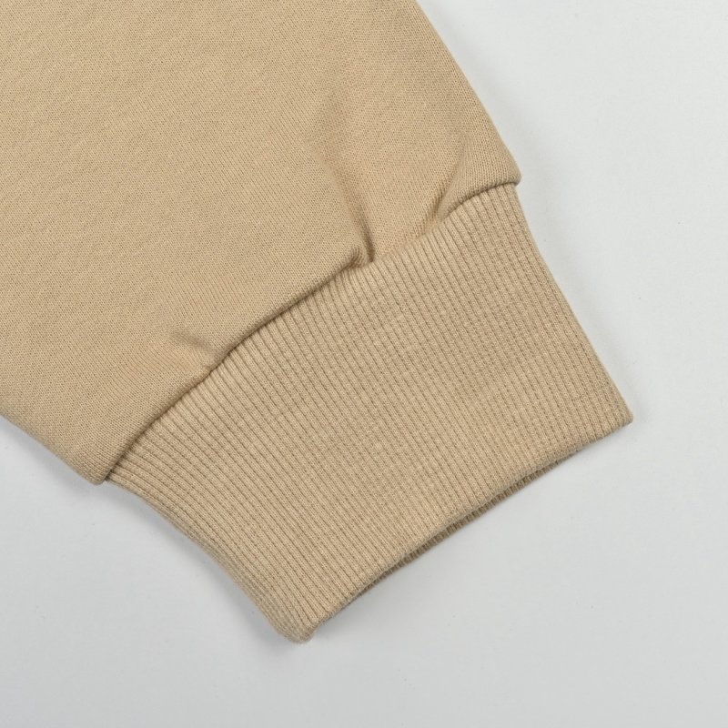 Essentials Beige Embroidered Hoodie & Joggers Set view