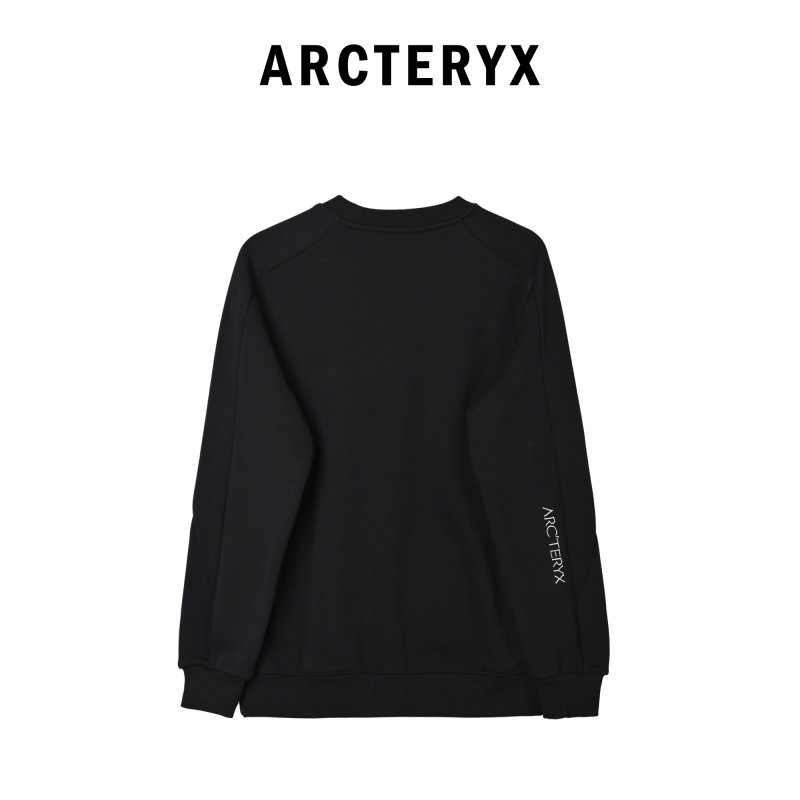 Arc'teryx Black Fleece-Lined Crewneck Sweatshirt view