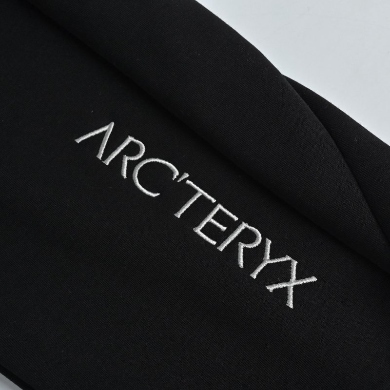Arc'teryx Black Fleece-Lined Crewneck Sweatshirt view