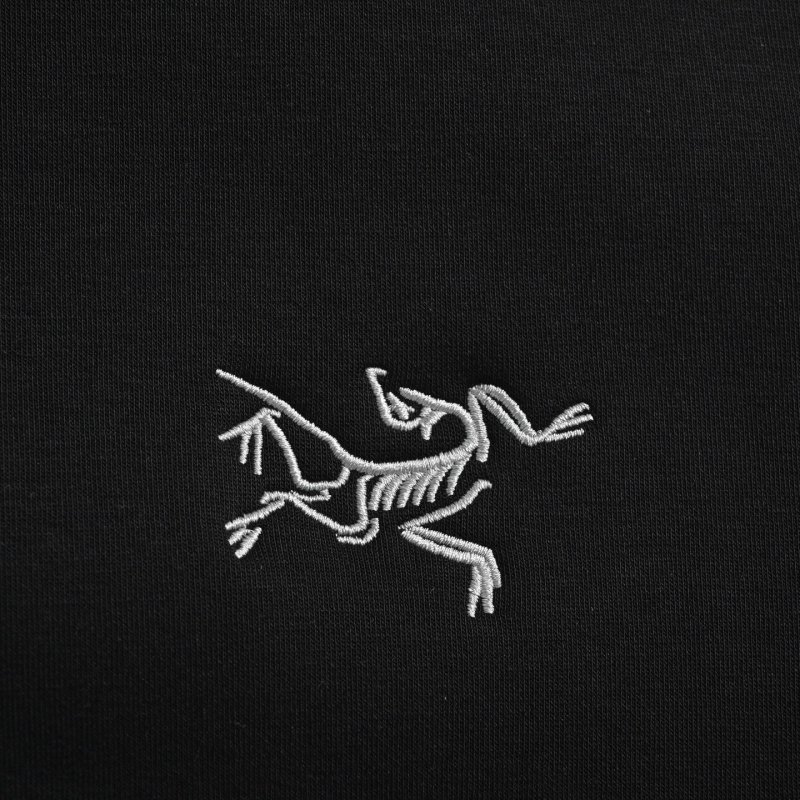Arc'teryx Black Fleece-Lined Crewneck Sweatshirt view