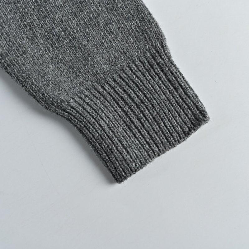 Gucci Interlocking G Red Web Grey Crewneck Sweater view