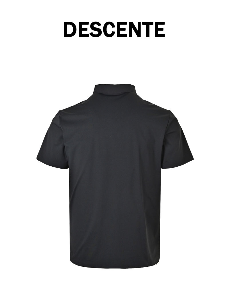 Burberry Navy Short-Sleeve Polo Shirt view