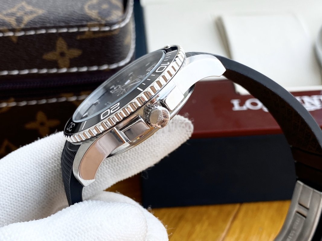 Longines Conquest Black Dial Automatic Steel Watch 40mm view