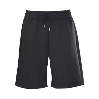 Louis Vuitton Monogram Embroidered Black Shorts