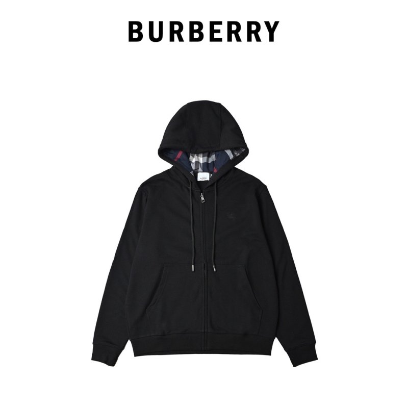 Black Zip Hoodie Jacket with Cargo Details view