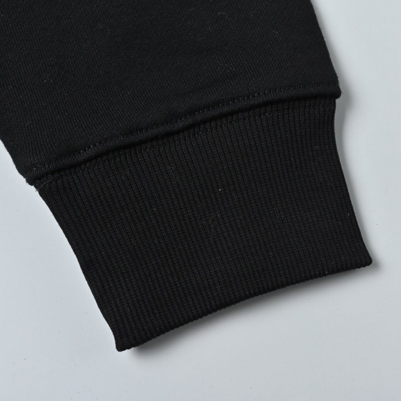 Black Zip Hoodie Jacket with Cargo Details view