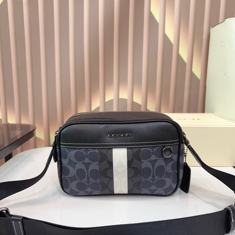 Coach Signature Camera Crossbody Bag Navy