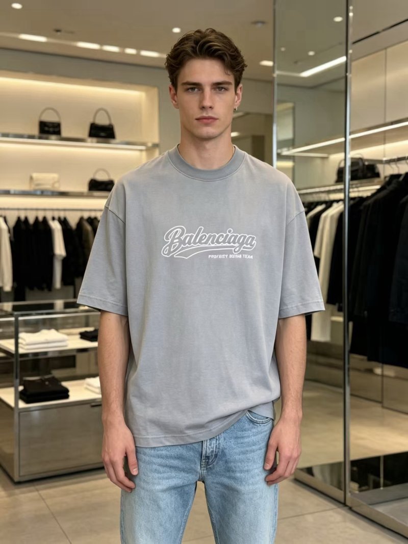 Balenciaga Perfect Desire Team Grey T-Shirt