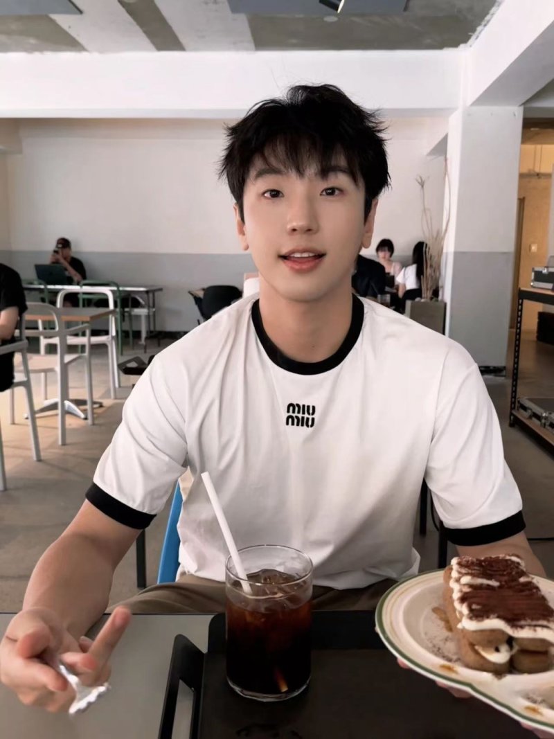 Miu Miu White T-Shirt with Black Trim