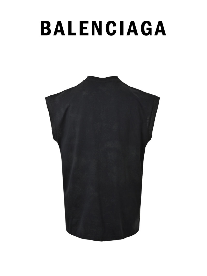 Black Cityscape Graphic Print Sleeveless T-Shirt view
