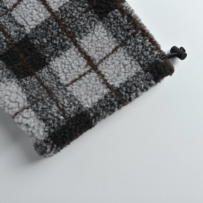 Miu Miu Black & Grey Plaid Wool Jacket view