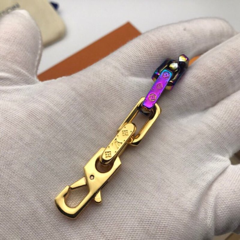 Louis Vuitton Monogram Iridescent Chain Bracelet Gold view