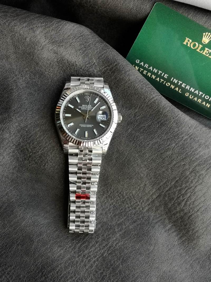 Rolex Datejust 41mm Steel Black Dial Watch