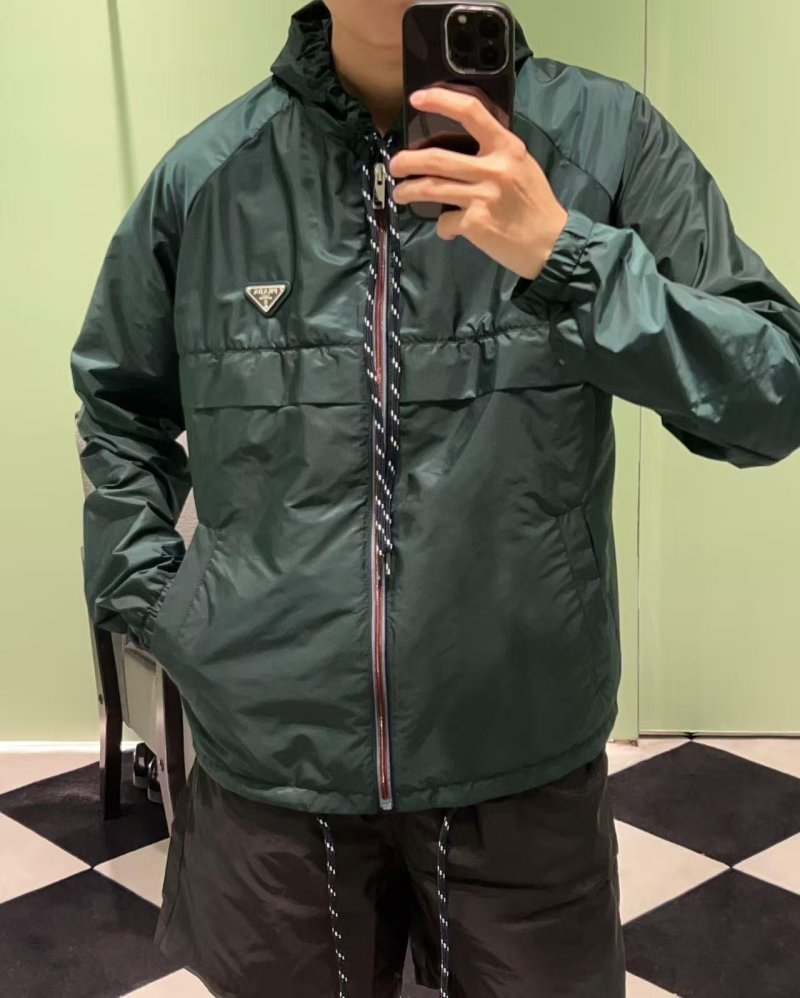 Stone Island Dark Green Nylon Hooded Jacket view