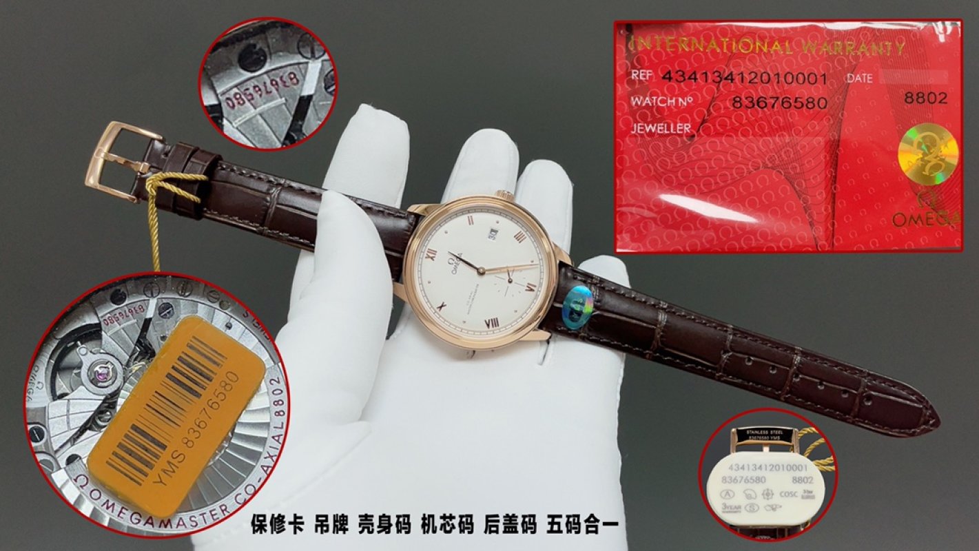 Omega De Ville Prestige Co-Axial Master Chronometer 41mm Rose Gold view