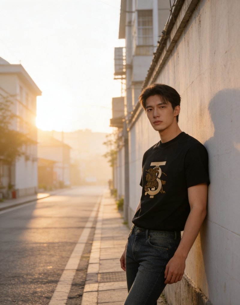 Burberry Monogram Graphic Black T-Shirt view