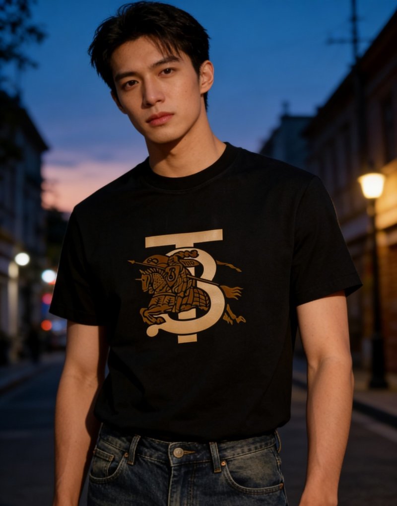 Burberry Monogram Graphic Black T-Shirt view
