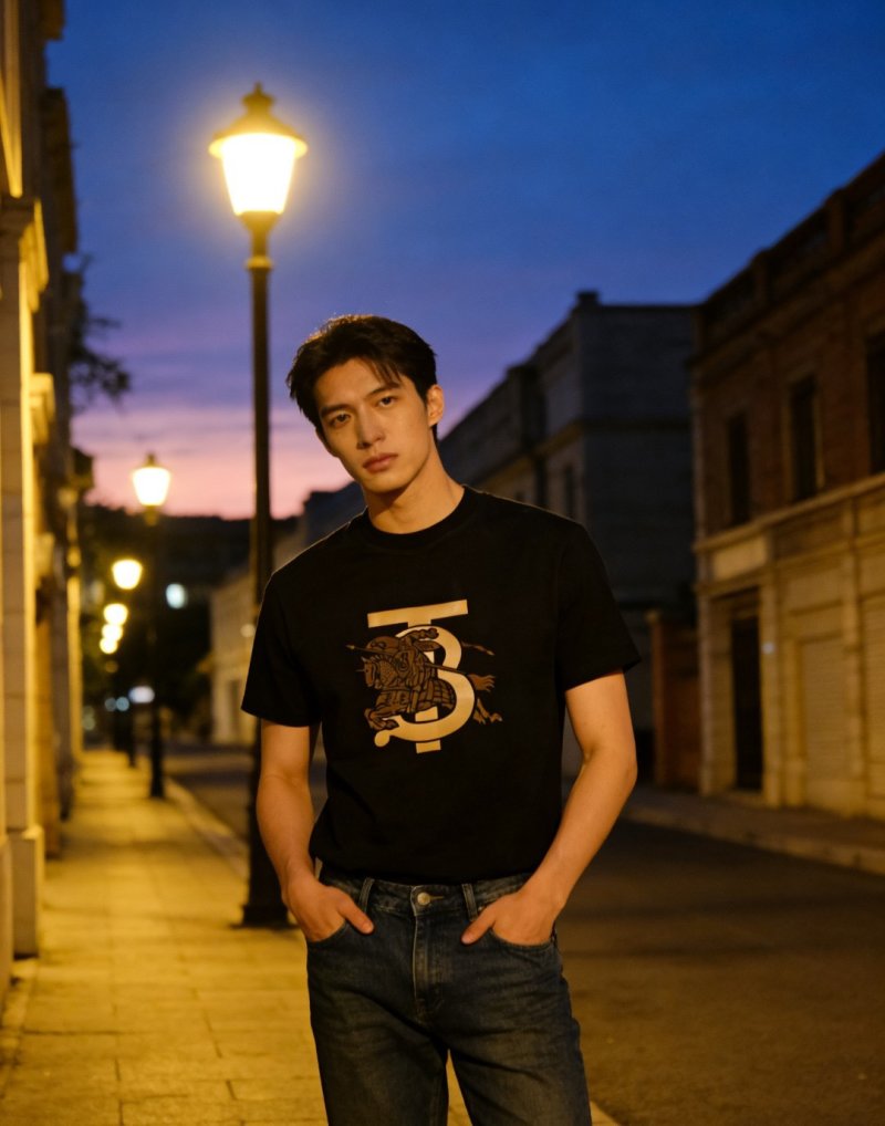 Burberry Monogram Graphic Black T-Shirt view