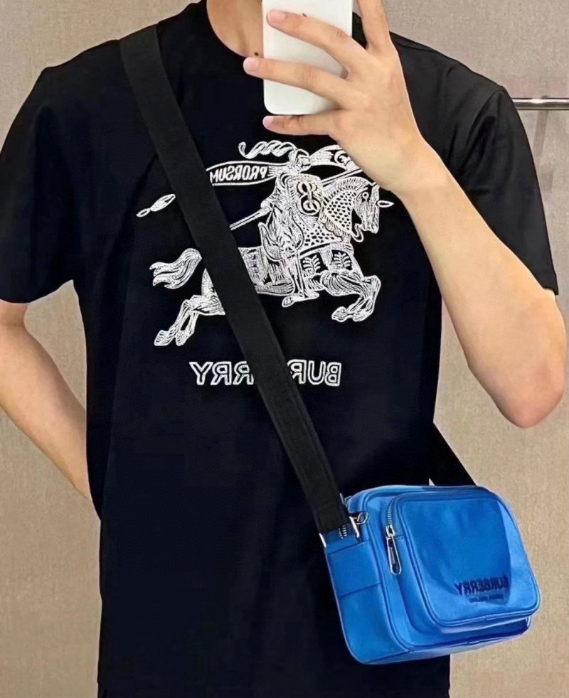 Burberry Black Short-Sleeve Graphic T-Shirt view