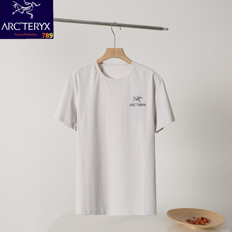 Arc'teryx Short Sleeve Half-Zip Mock Neck T-Shirt Sage view