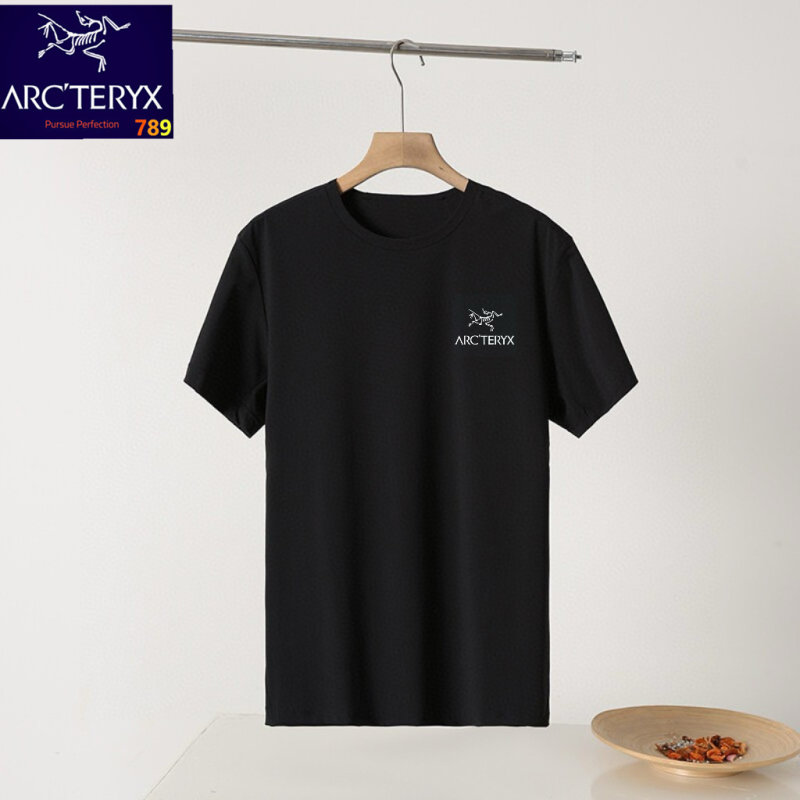 Arc'teryx Short Sleeve Half-Zip Mock Neck T-Shirt Sage view