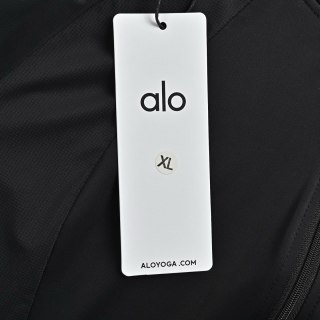 Alo Women's Slim-Fit UV-Protection Yoga Jacket Black view 7