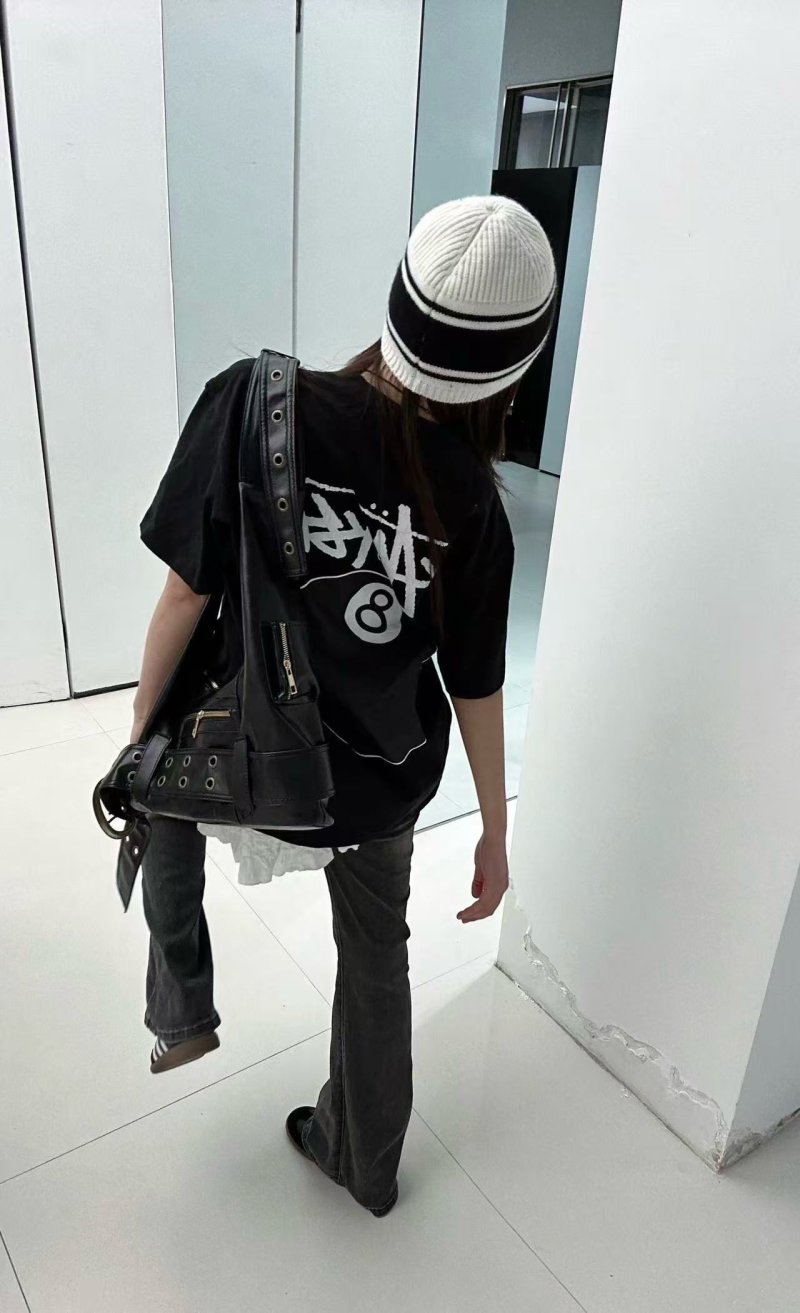 Stüssy Black 8 Ball Graphic T-Shirt view