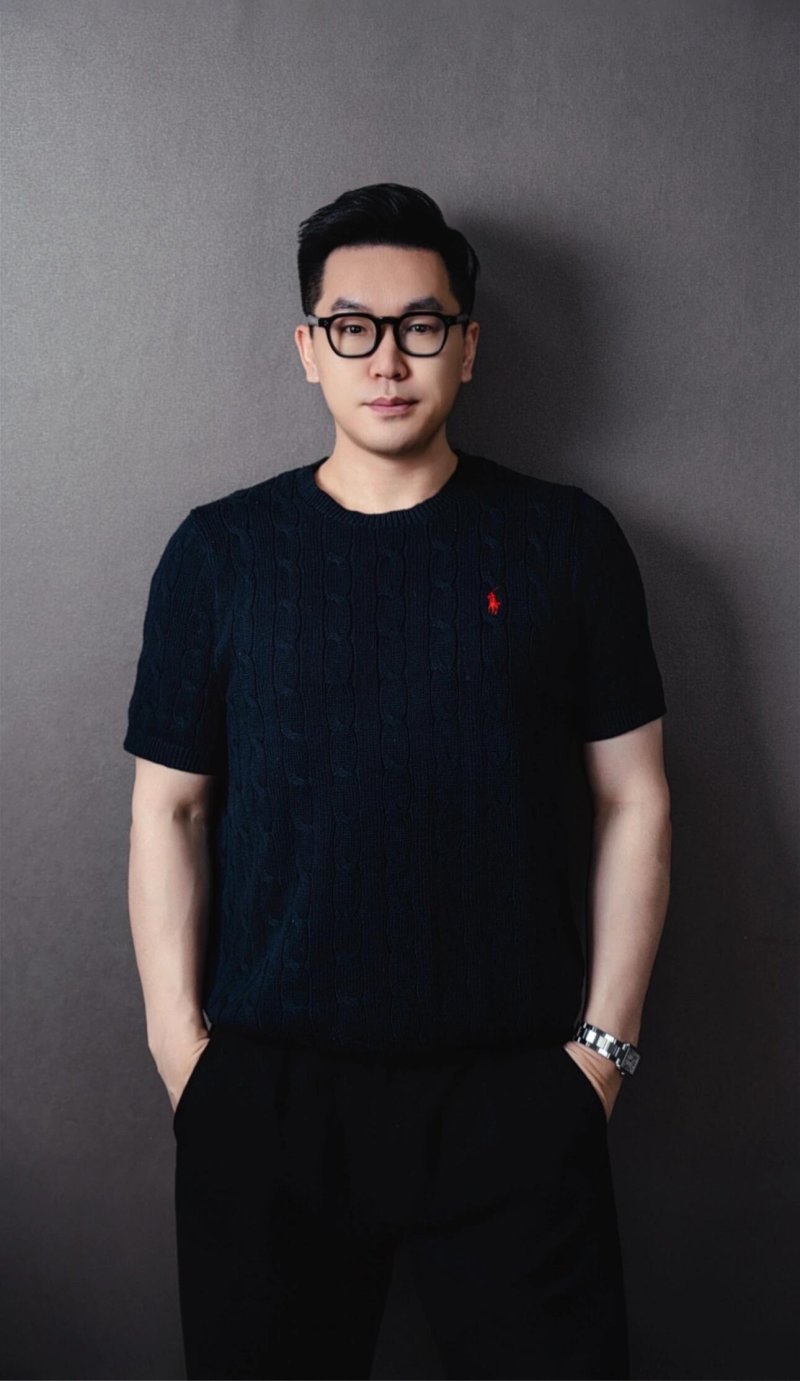 Ralph Lauren Navy Cable Knit Short Sleeve T-Shirt