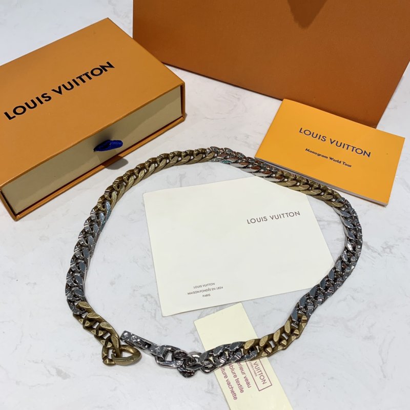 Louis Vuitton Chain Links Multicolor Cuban Necklace 60cm view