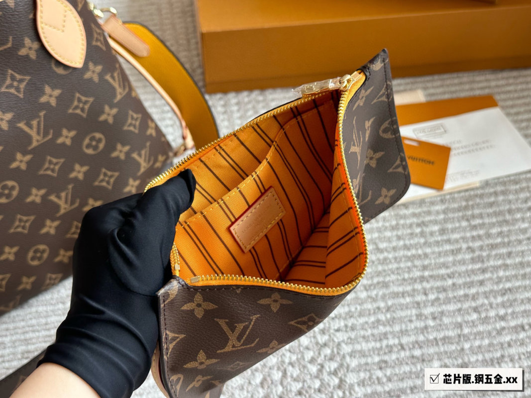Louis Vuitton Neverfull MM Monogram Canvas Tote Bag view