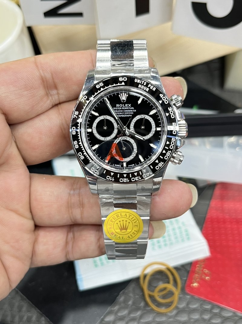 Rolex Daytona Black Ceramic 40mm Chronograph Watch