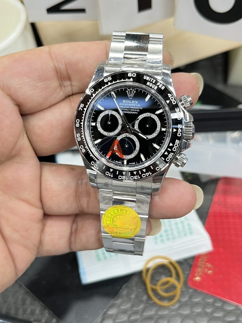 Rolex Daytona Black Ceramic 40mm Chronograph Watch view